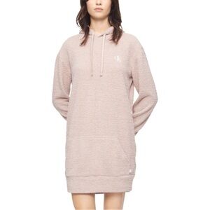 Calvin Klein Sleepwear Women’s XL Cedar Ck One Plush Lounge Long Sleeve Hoodie